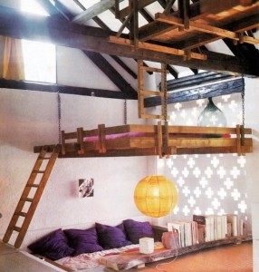 Lodt bed white purple bedroom beds