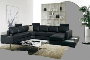 decorating ideas with black leather sofa 500x336 Bedroom decoration