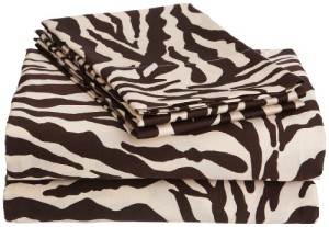 zebra sheets bedroom