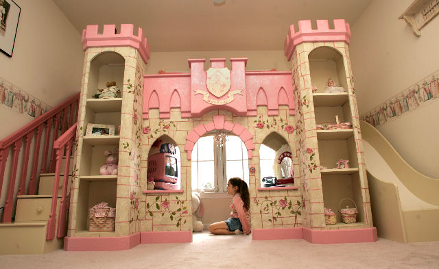 Princess Bed with Slide