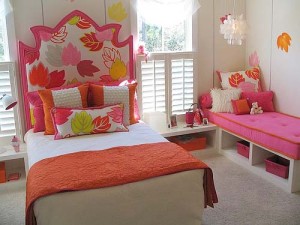 4-white-pink-orange-nature-leaves-theme-girls-room