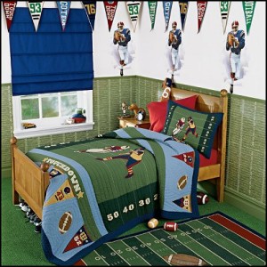 football theme bedrooms-decorating ideas football sports theme rooms