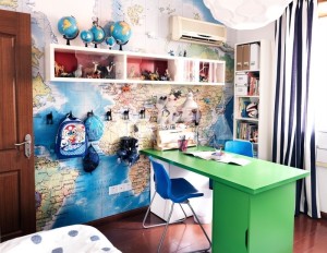 World-Travel-Themed-Workspace-with-Creative-Design