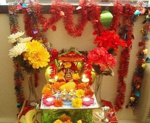 Decoration-for-Ganesh-Chaturthi-at-Home