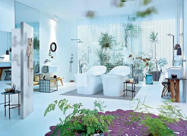 11 Luxury and Feminine Bathroom Design Ideas From Hansgrohe stylish Axor Urquiola bathroom design ideas