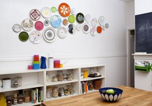 lisa congdon kitchen plate wall dwell