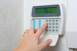 arming disarming home alarm system